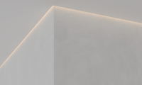 Теневой профиль для потолка С-06.2.3 чёрный
